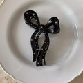 Japanese stylecute polka dot bow clip multi-hair large hair clip easiest for matchgirl back shark clip hair accessories