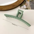 One-word clip glossy blue gray-13cm