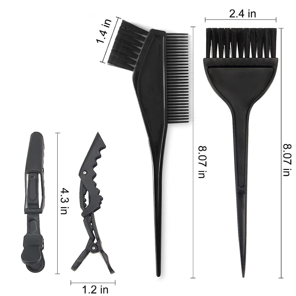 manufacturer wholesale hair dyeing tool suit baking oil comb hair dyeing foldable bowl brush hairdressing supplies
