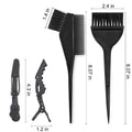 manufacturer wholesale hair dyeing tool suit baking oil comb hair dyeing foldable bowl brush hairdressing supplies