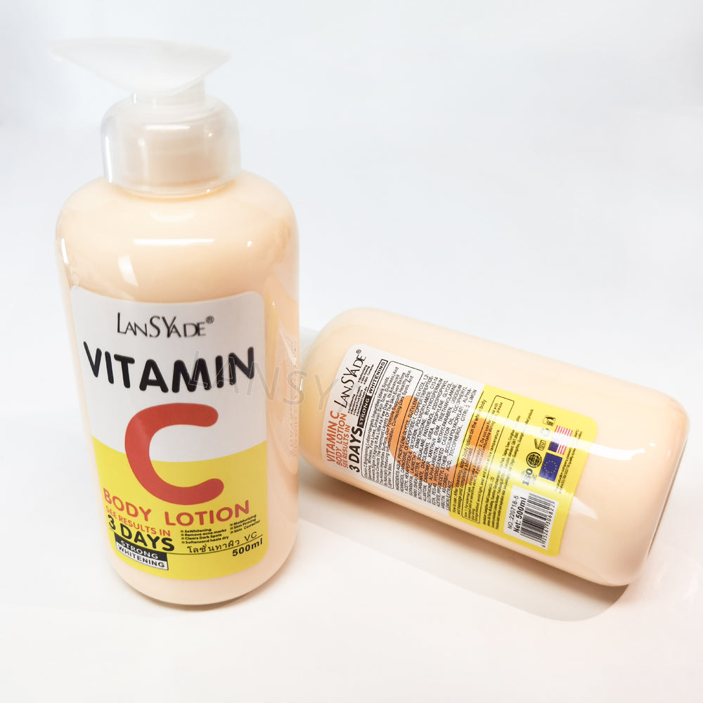 aha fruit acid vc body lotion ve skin beautifying and brightening lotion 500ml moisturizing lotion export wholesale