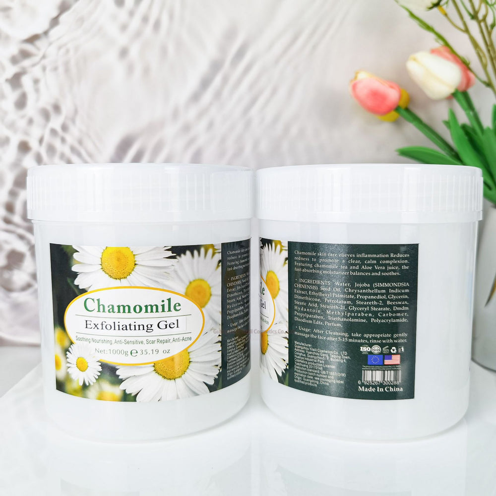 facial and body exfoliating gel, gentle and moisturizing, removes dead skin, deeply cleans pores, and treats body chicken skin