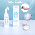 amino acid deep cleansing facial cleanser moisturizing mousse foam massage head facial cleanser wholesale for export