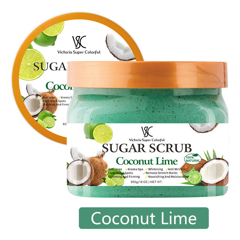 natural pure sugar scrub classy fruit fragrance bath rejuvenating moisturizing exfoliating bath salt body bath salt