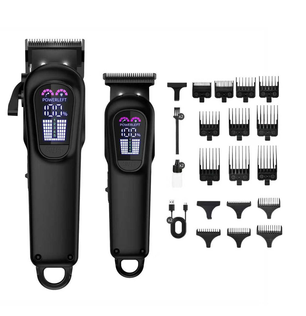 Electric hairdressing salon special electric clipper oil head electric clipper rechargeable clipper engraving hairdressing scissors suit