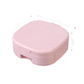 Portable desktop organizer with hd makeup mirror - foldable dorm room tabletop plastic home mirror for jewelry storage