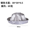 Silver hairdressing cloak