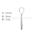 Stainless steel tongue scraper tongue cleaner tongue scraper plate tongue brush oral cleaning tool suit manufacturer in stock