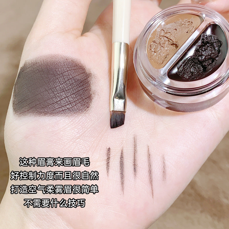 Xixi long-lasting hair-styling eyebrow cream eyeliner eyebrow makeup pen two-in-one waterproof non-smudge eyebrow tool for beginners