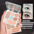Novo indulge in fantasy seven-color eyeshadow palette - matte, shimmer, fine glitter, highlighter, contour, blush, all-in-one eyeshadow palette