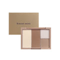 Sweet mint multi-purpose all-in-one palette: highlight, contour, and sculpting palette for face, nose, and all over