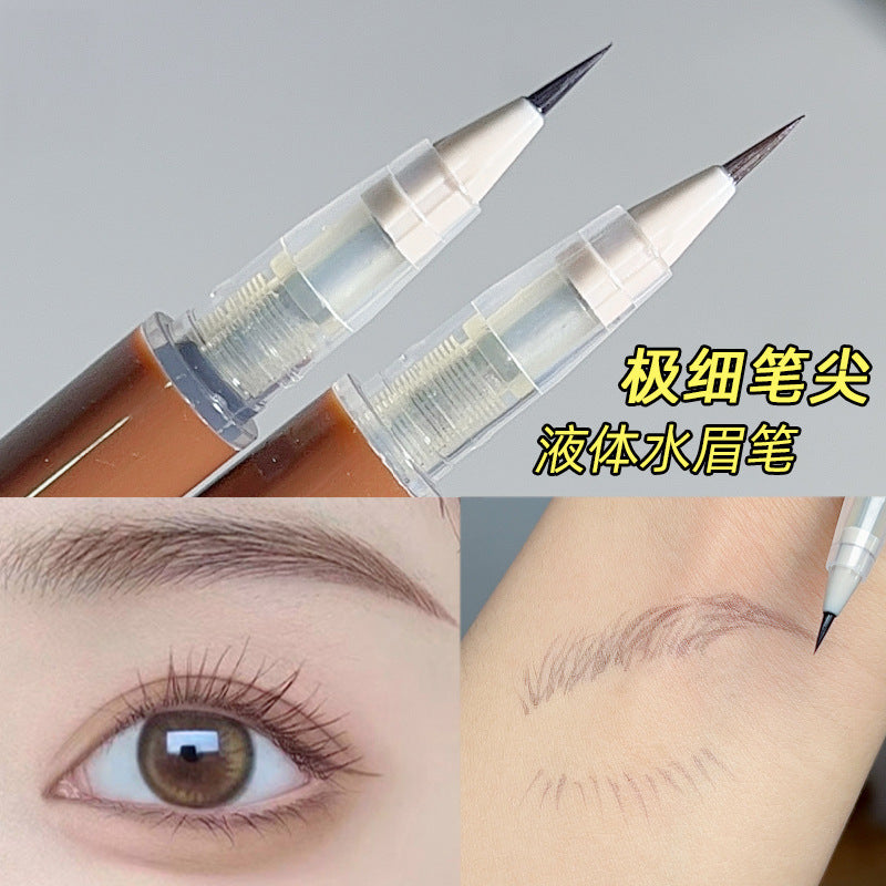 Biya liquid eyebrow pen - ultra-fine, waterproof, sweat-proof, smudge-proof, beginner-friendly, natural & defined wild brows