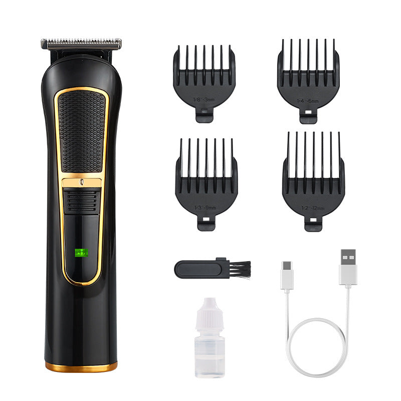 8200 cross-border new sharp blade electric clipper hairdressing scissors bass noise reduction household oil head fast charging clipper wholesale