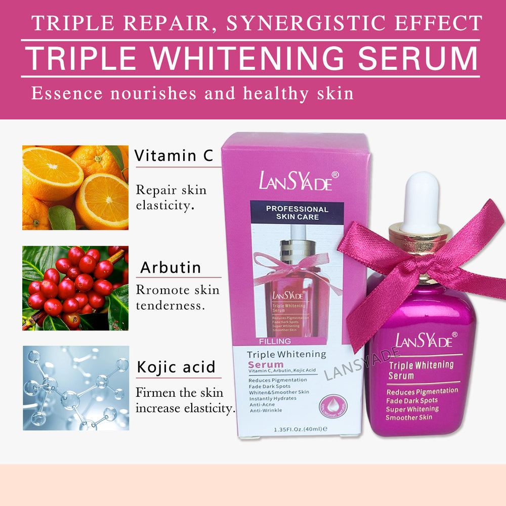 exclusive bows arbutin essence 40ml brightening, moisturizing, melanin diluting and anti-wrinkle essence