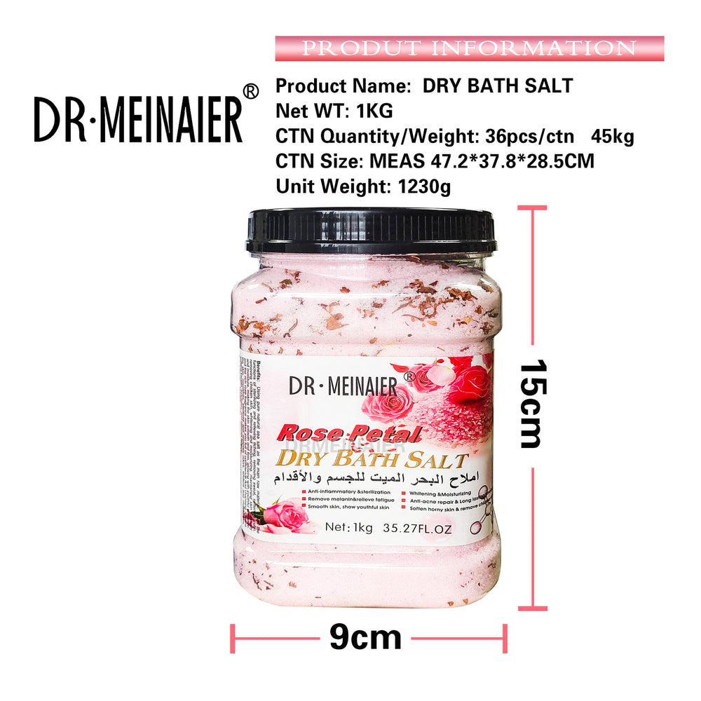 1kg petal bath salt exfoliating mud scrub deep cleansing chicken skin brightening scrub bath salt