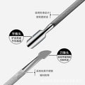 Nail art tools steel pusher nail pusher dead skin pusher nail polish remover tool small steel pusher dead skin remover