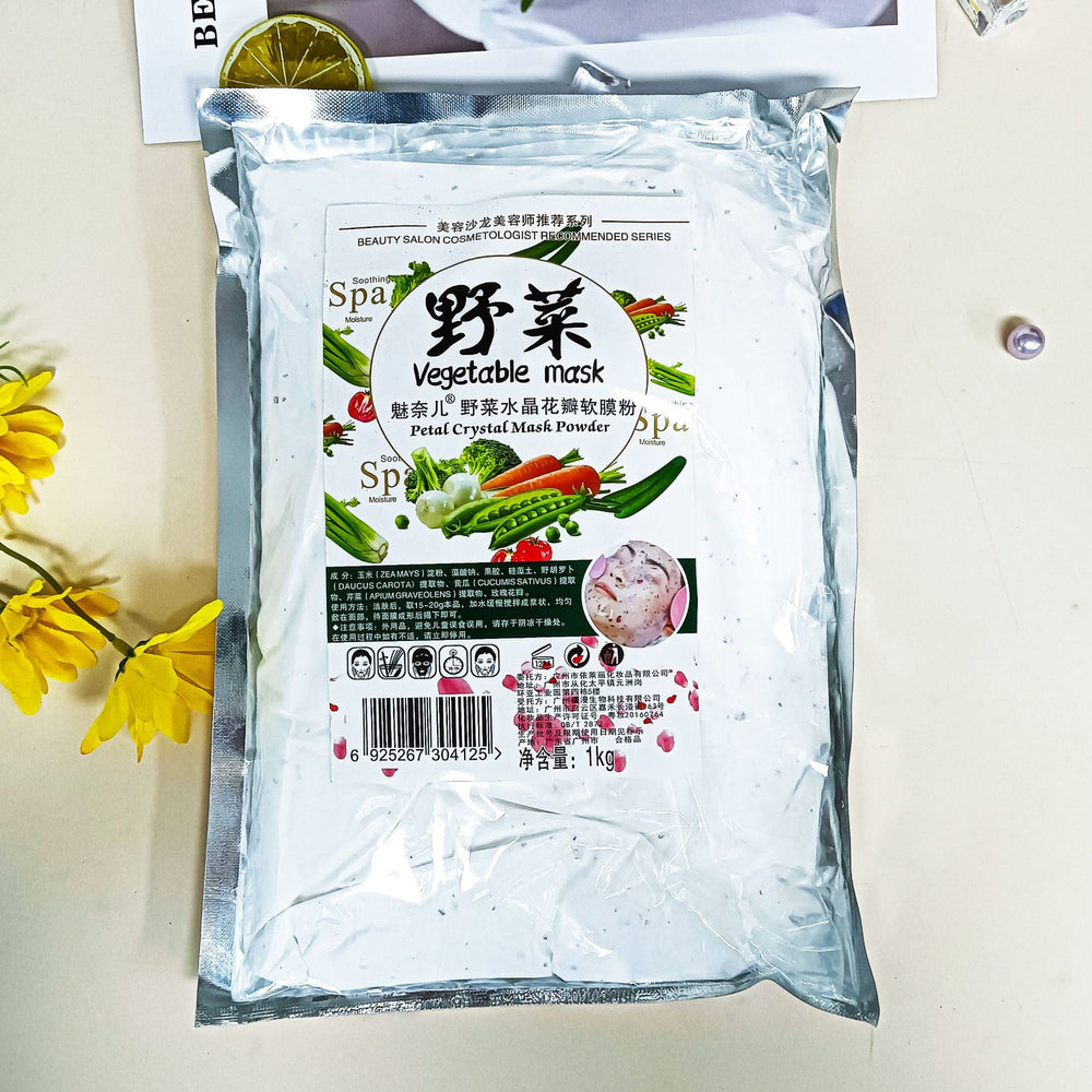 Wholesale crystal rose petal soft mask powder for beauty salons - hydrating, revitalizing, and skin-softening facial mask powder