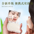Facial oil-absorbing paper comes with powder puff, cosmetic mirror, facial oil-absorbing tissue, refreshing facial storage, portable 100 pieces