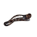 Retro leopard print hair clip for women 2025 new arrival duckbill clip large oval multi-tooth horizontal clip half-tied hair ponytail clip headwear