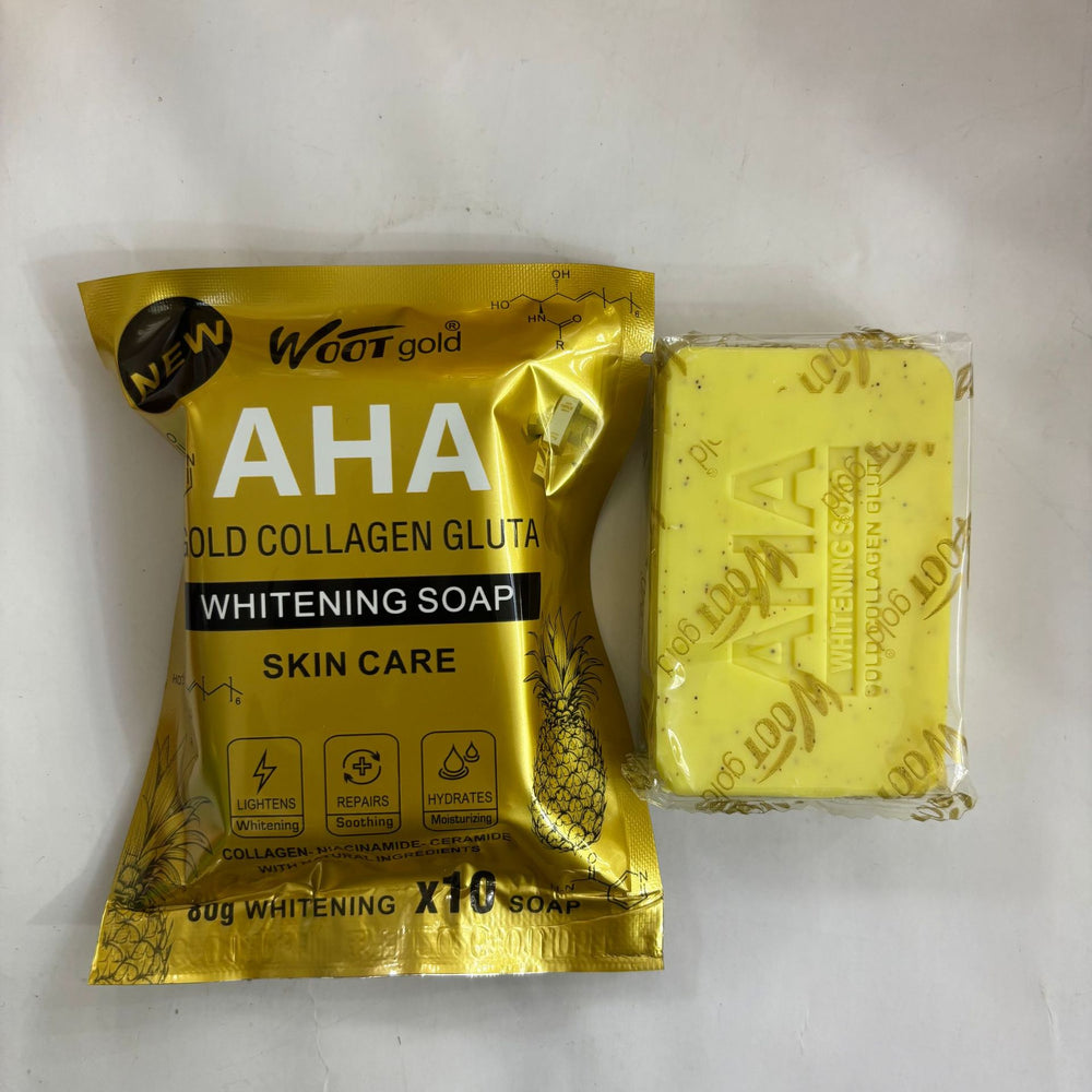 foreign trade bagged english gold collagen soap 80g bath and facial cleansing natural fruit acid ingredient handmade soap