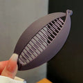 Morandi ponytail buckle hairpin for women, elegant frosted hair twist clip, horizontal clip, hair clip, banana clip, headwear