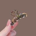Casualeasiest for match rhinestone gripper female elegantfashion back of head half-tied gripper hair clip new arrivalkorean style side clip headwear