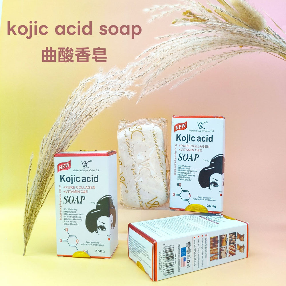 kojic acid soap for body cleansing, scented bath soap, 250g - wholesale