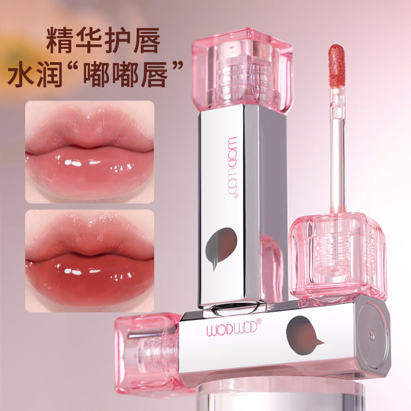 Wodwod mirror shine lip gloss - hydrating, moisturizing, waterproof, smudge-proof, and brightening lip glaze for women