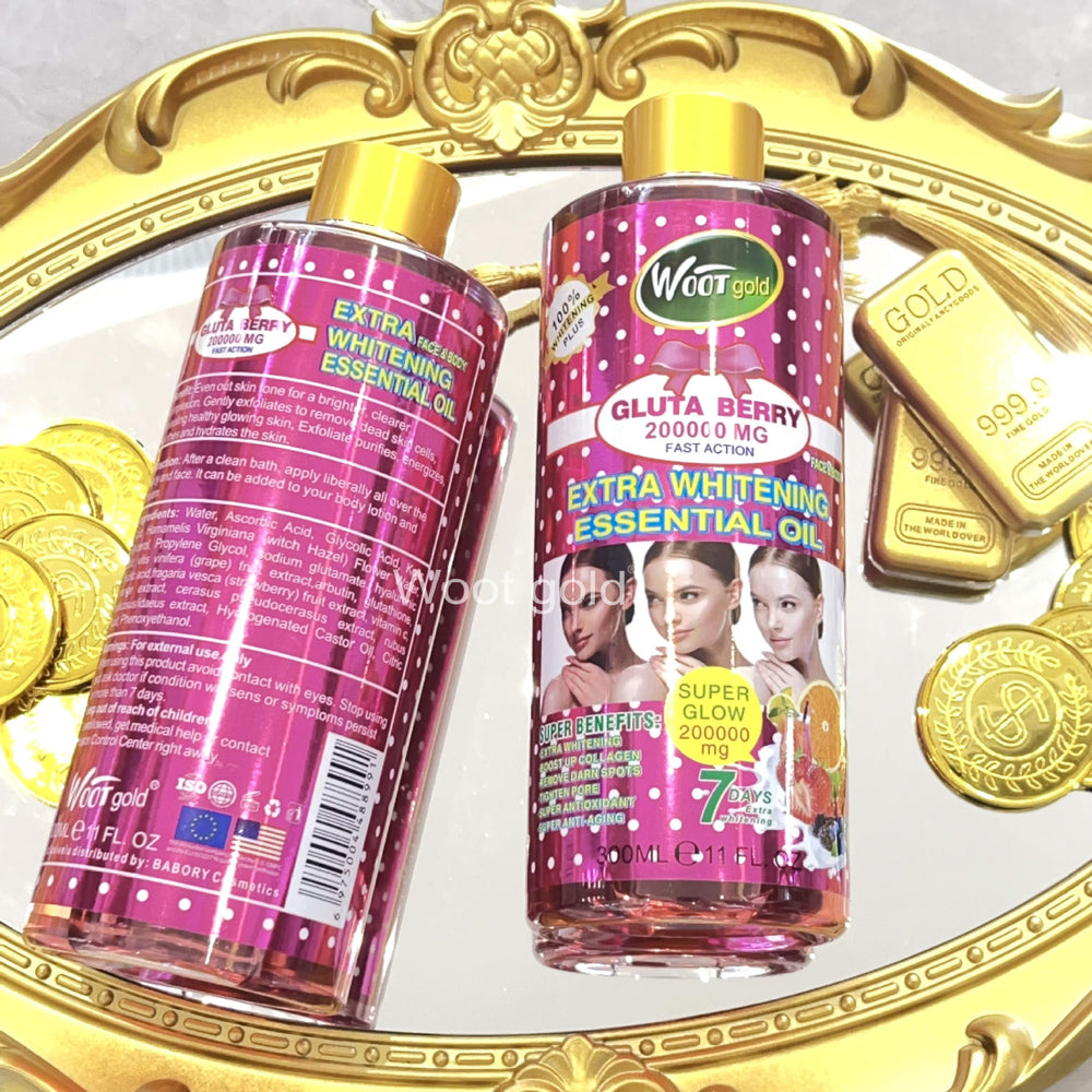 glutathione berry essential oil tassel facial body gluta berry oil brightening massage oil 300