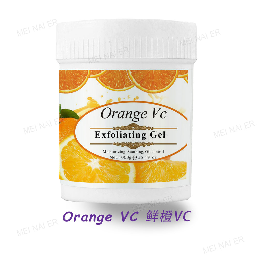 facial and body exfoliating gel, gentle and moisturizing, removes dead skin, deeply cleans pores, and treats body chicken skin