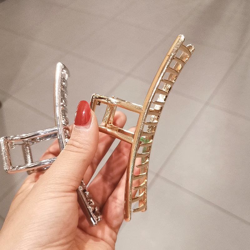 Popular metal large hair clip for women korean girlcasualelegantelegance hair clip back of head hair clip clip headwear