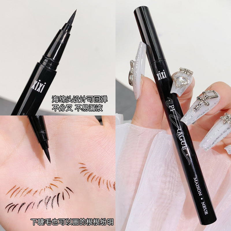Xixi rich eyeliner liquid pen for women beginners - waterproof, sweat-proof, long-lasting, smudge-proof black & brown eyeliner