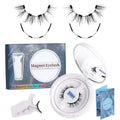 European and american magnetic false eyelashes - soft magnetic silk lashes, invisible band, reusable, wholesale for export