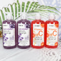foreign trade shower gel, vitamin c, silky skin, rich foam, refreshing and moisturizing skin, gentle and long-lasting fragrance