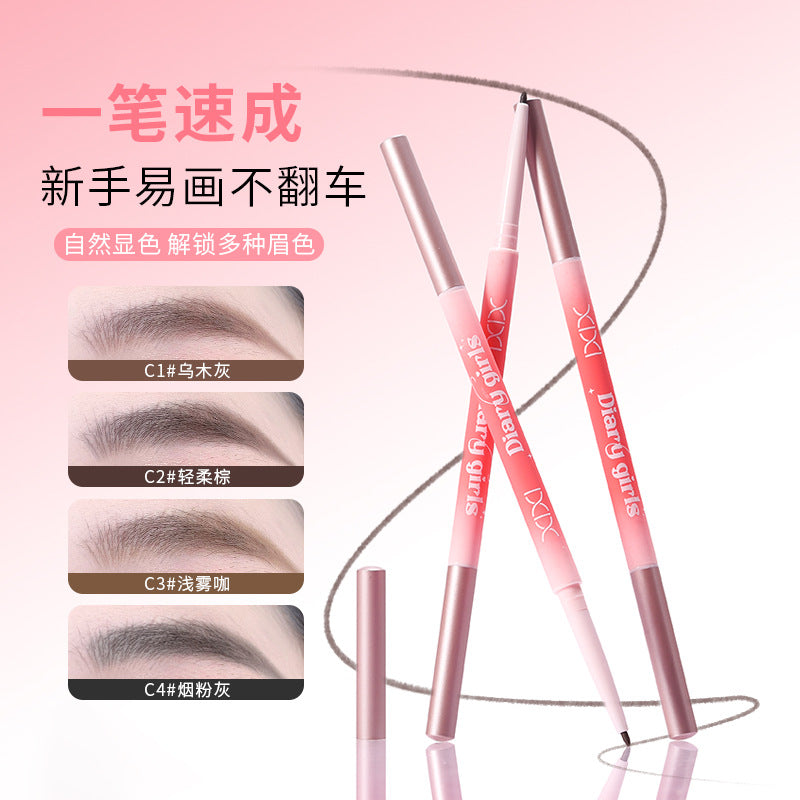 Xixi conical hook eyebrow pencil, waterproof, sweat-proof, long-lasting, not easy to fade, clear roots, special for makeup artists