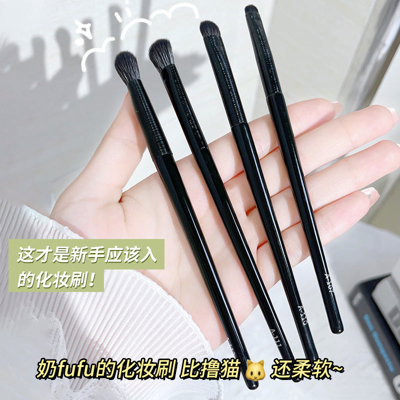 Jonbos wooden handle eyeshadow brush fiber hair large detail tapered silkworm brush eye smudge brush makeup brush eye makeup