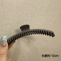 65# frosted comb clip brown-12cm