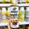 milk scrub shower gel long-lasting fragrance silky exfoliating turmeric shower gel 1000ml export wholesale