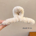 Stuffed gripper female fall and winter large hair clip classy sense ins shark clip hair volume multi-plate hair clip headwear hair accessories