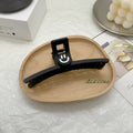 Matte black smiley face-13cm
