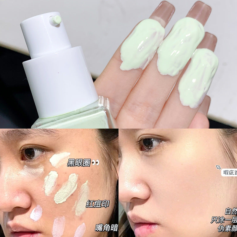 Xixi clear isolation cream makeup primer hydrating concealer oil control brightening modify skin color invisible pores makeup primer