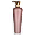 Ready-to-ship pet blow-molded dispensing bottles. gold-colored bottles for shower gel, shampoo, conditioner, lotion, and other liquids. empty plastic pump bottles
