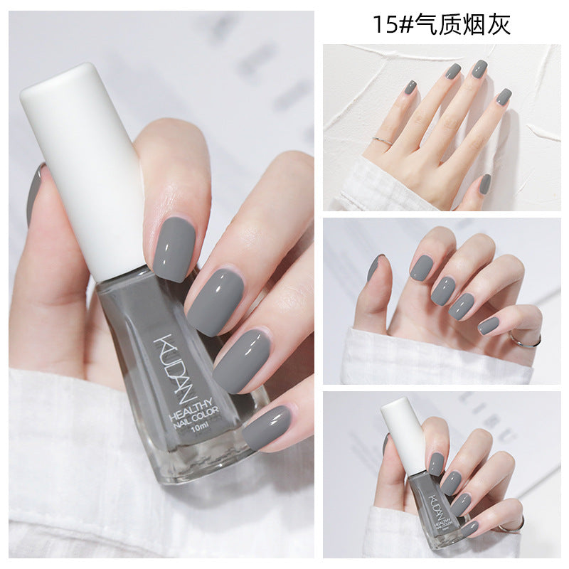 New nail polish: peel-off, no-bake, water-based, odorless, glossy, clear nail polish - spring/summer collection