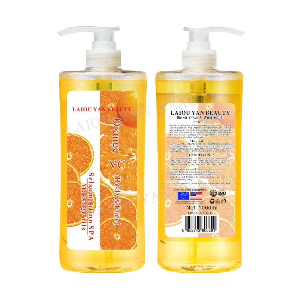 turmeric oil 1000ml, kojic acid oil, facial & body tea tree massage oil, massage & spa, cross-border wholesale