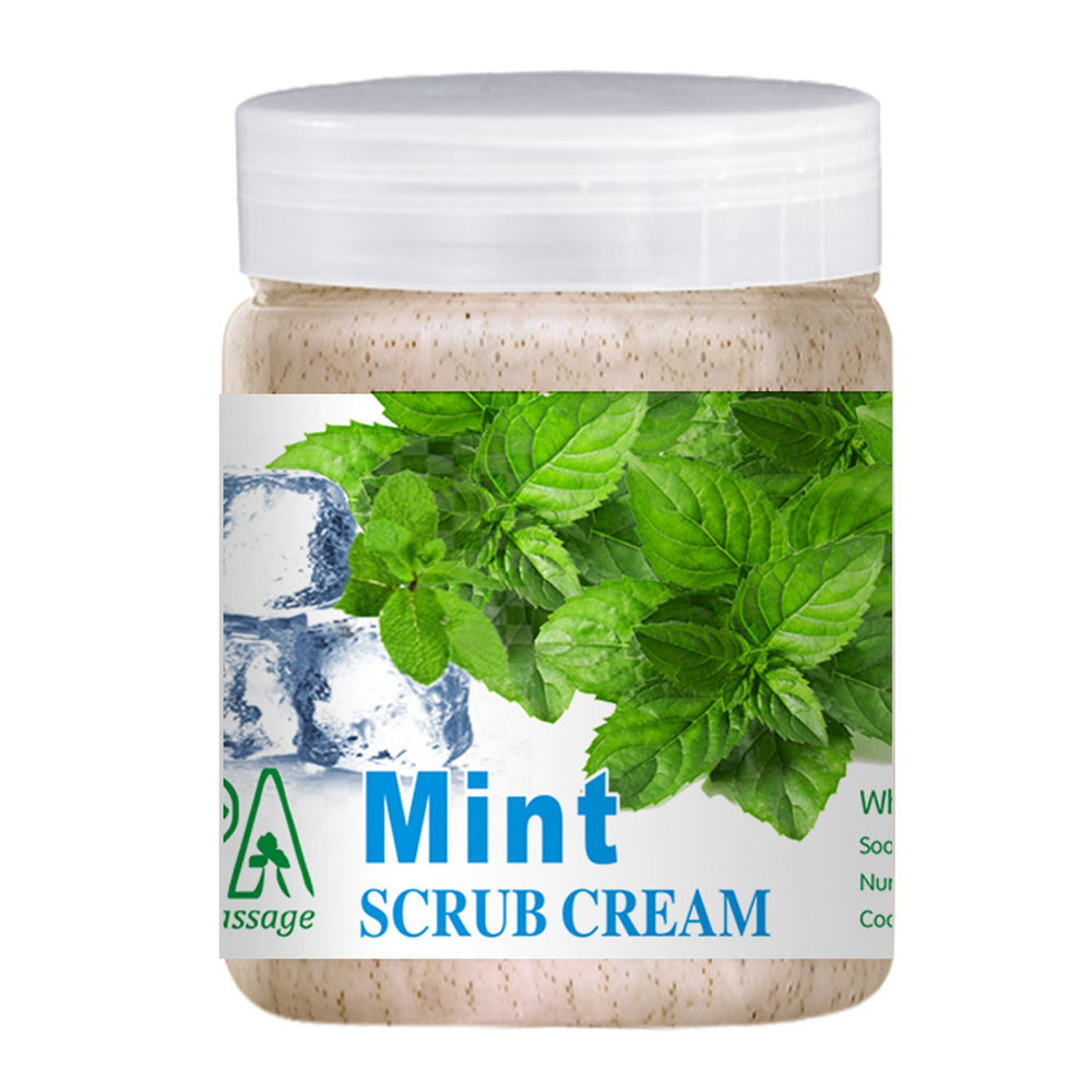 rose facial & body scrub - milk & almond cleansing exfoliating bath scrub & massage cream 350g