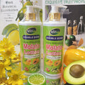 molato fruit and vegetable moisturizing lotion - hydrating, brightening, refreshing, non-greasy, nourishing carrot body lotion 500ml