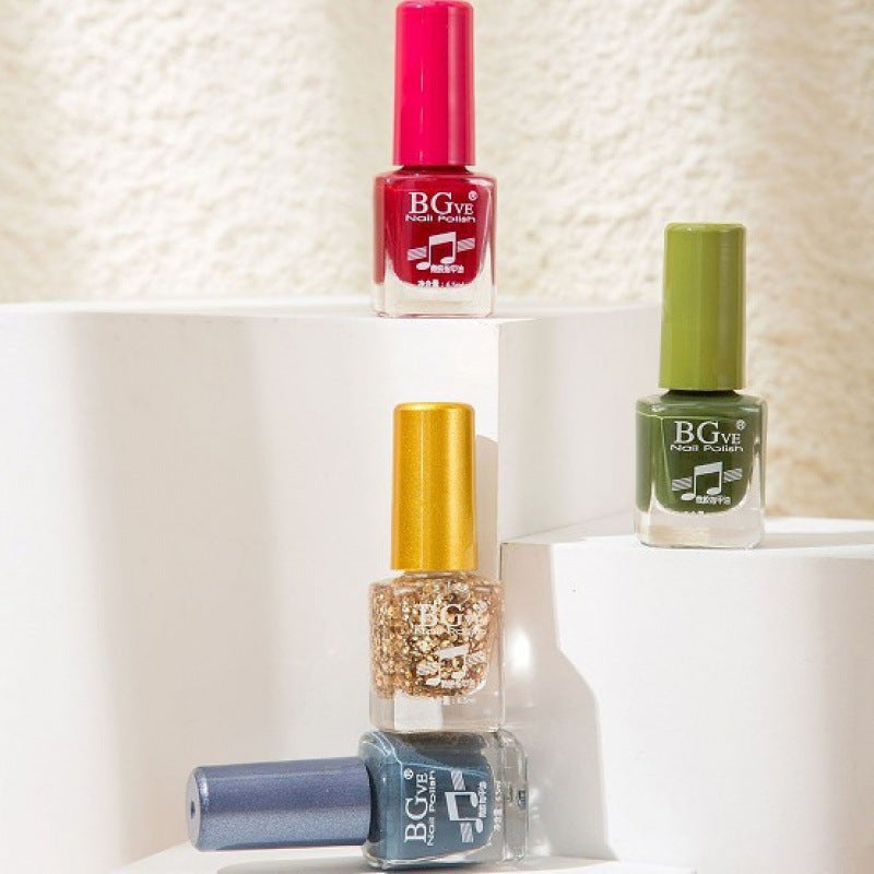 Summer ready-to-ship new nail polish, vibrant mini nail polish, student-friendly oil-based nail polish, burgundy and bright red, wholesale