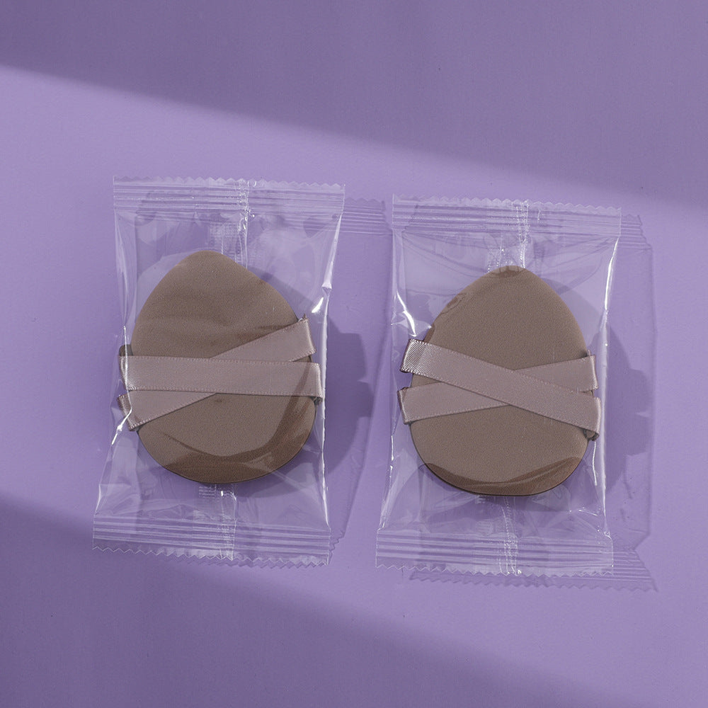 Thickenedsoft double ribbon air cushion puff dry and wet dual-use makeup application and easy to eat powder double bandage makeup puff
