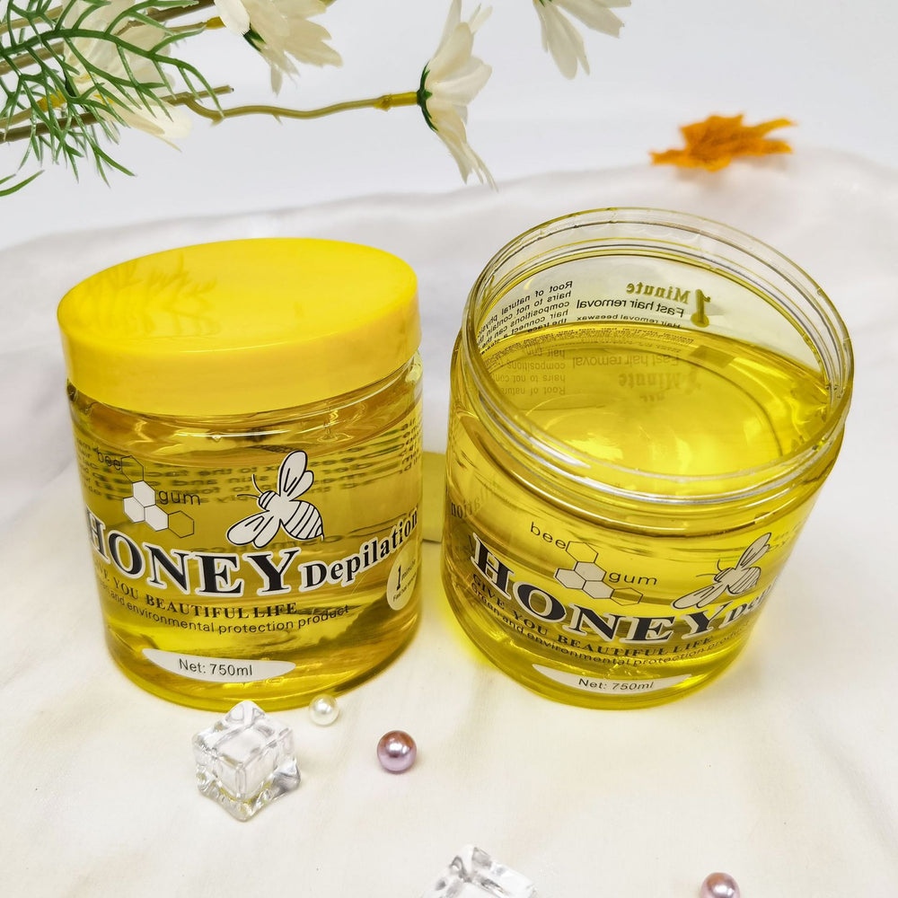 honey hair removal wax, beeswax, purifying gel, armpit, arm, leg, whole body, available for export wholesale 750ml