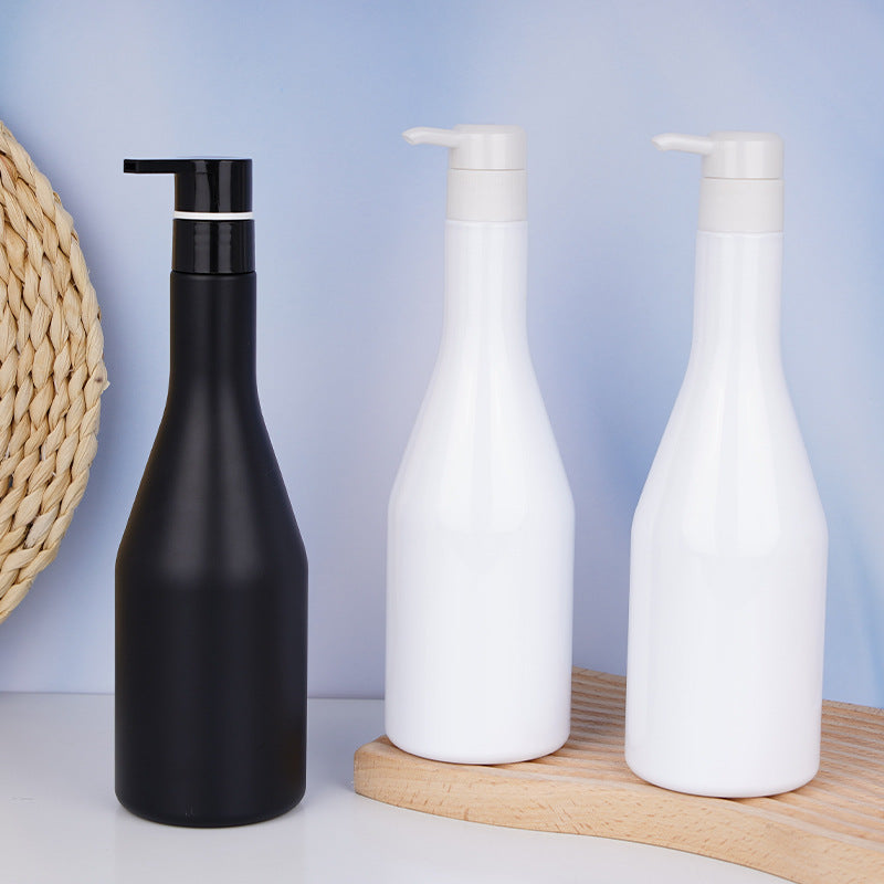Press-type long-neck refillable plastic bottle shampoo empty bottle shower gel personalized bottle